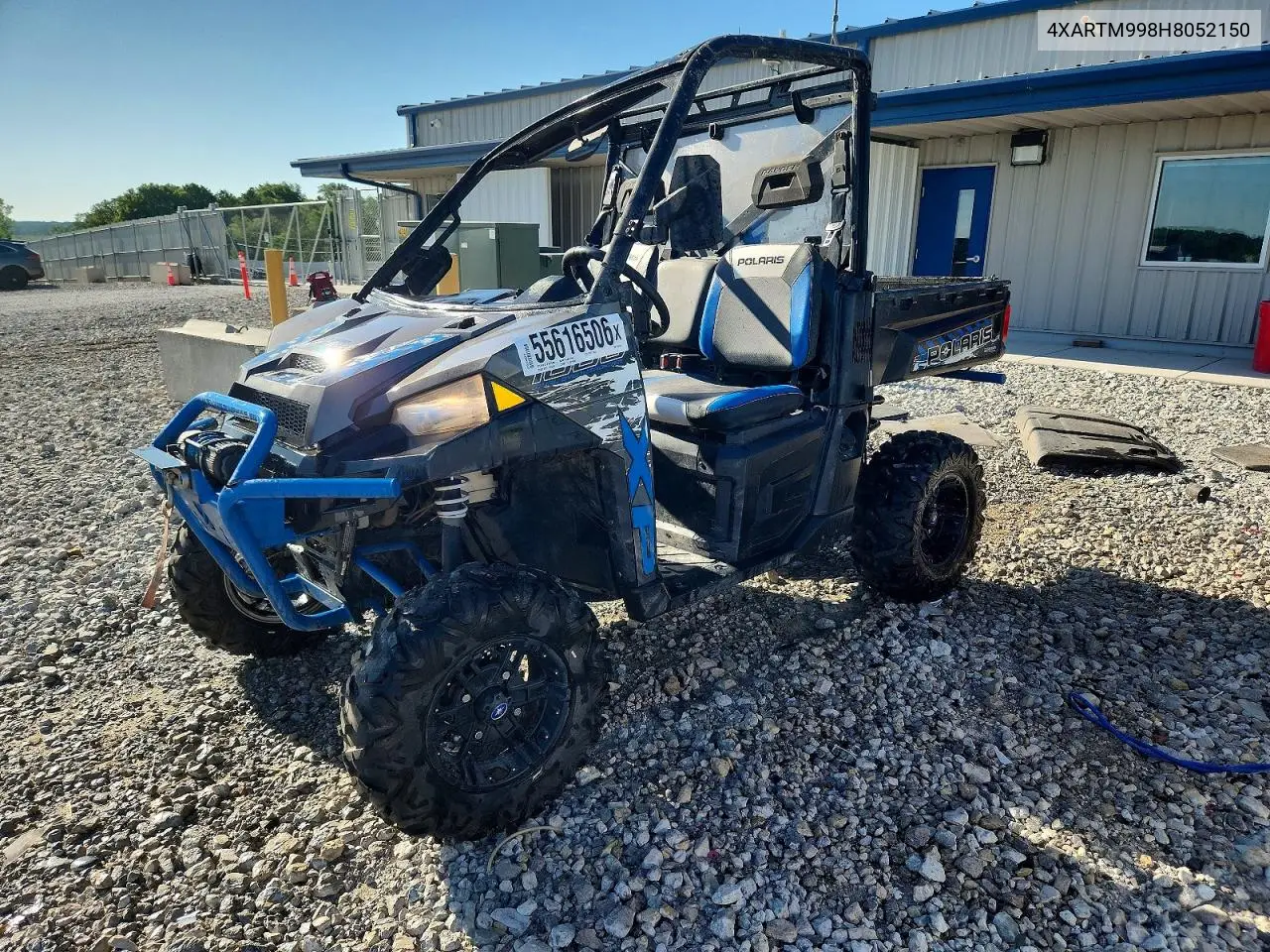 2017 Polaris Ranger 1000 Utility Vehicle VIN: 4XARTM998H8052150 Lot: 55616506