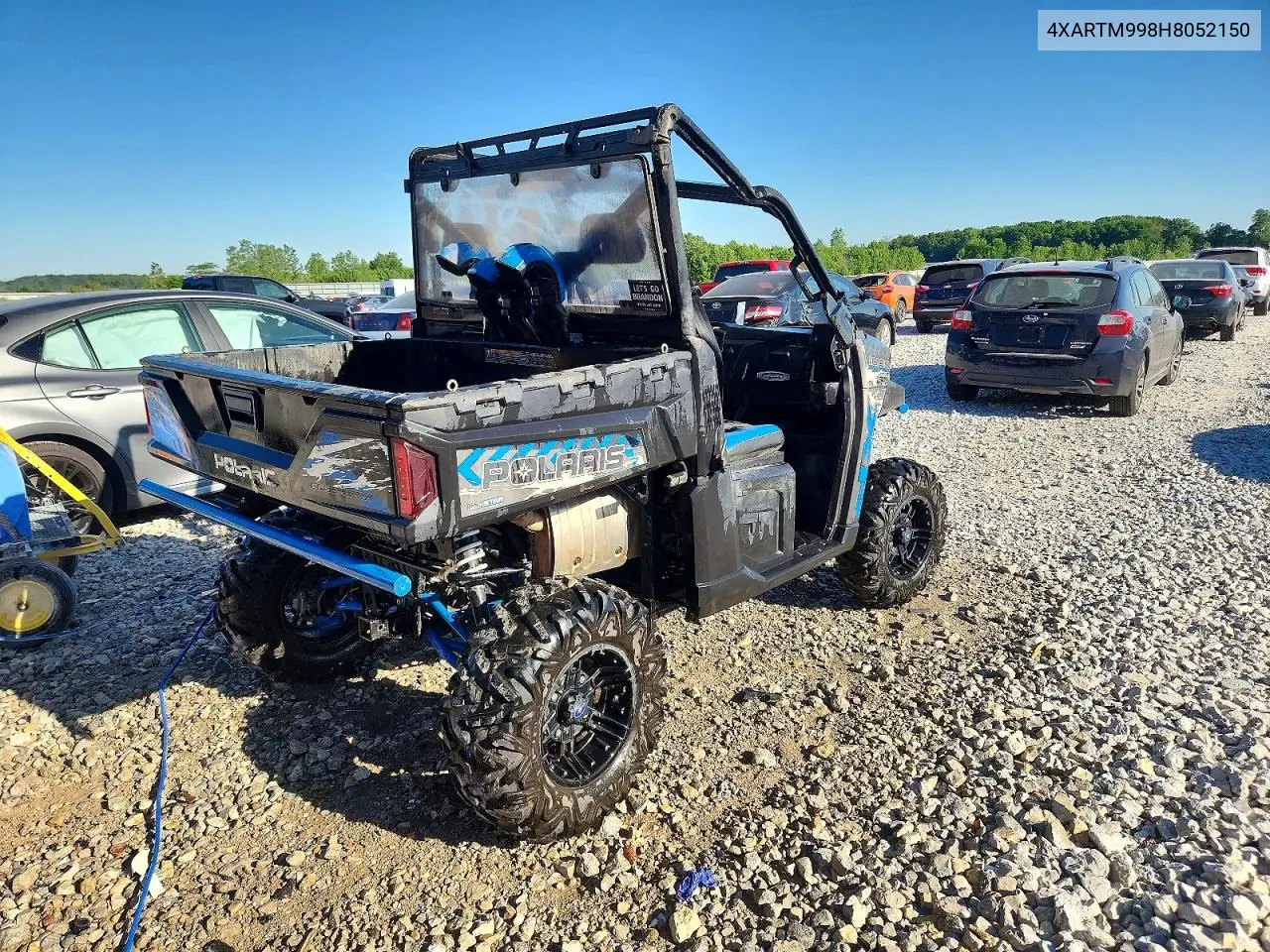 2017 Polaris Ranger 1000 Utility Vehicle VIN: 4XARTM998H8052150 Lot: 55616506