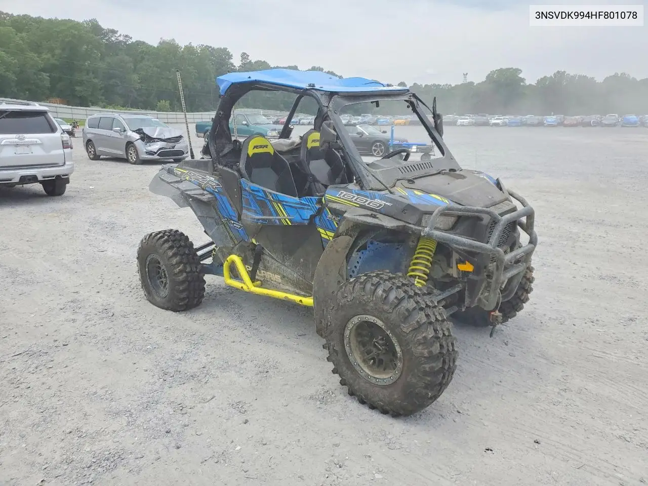 2017 Polaris Rzr Utility Vehicle VIN: 3NSVDK994HF801078 Lot: 56234786
