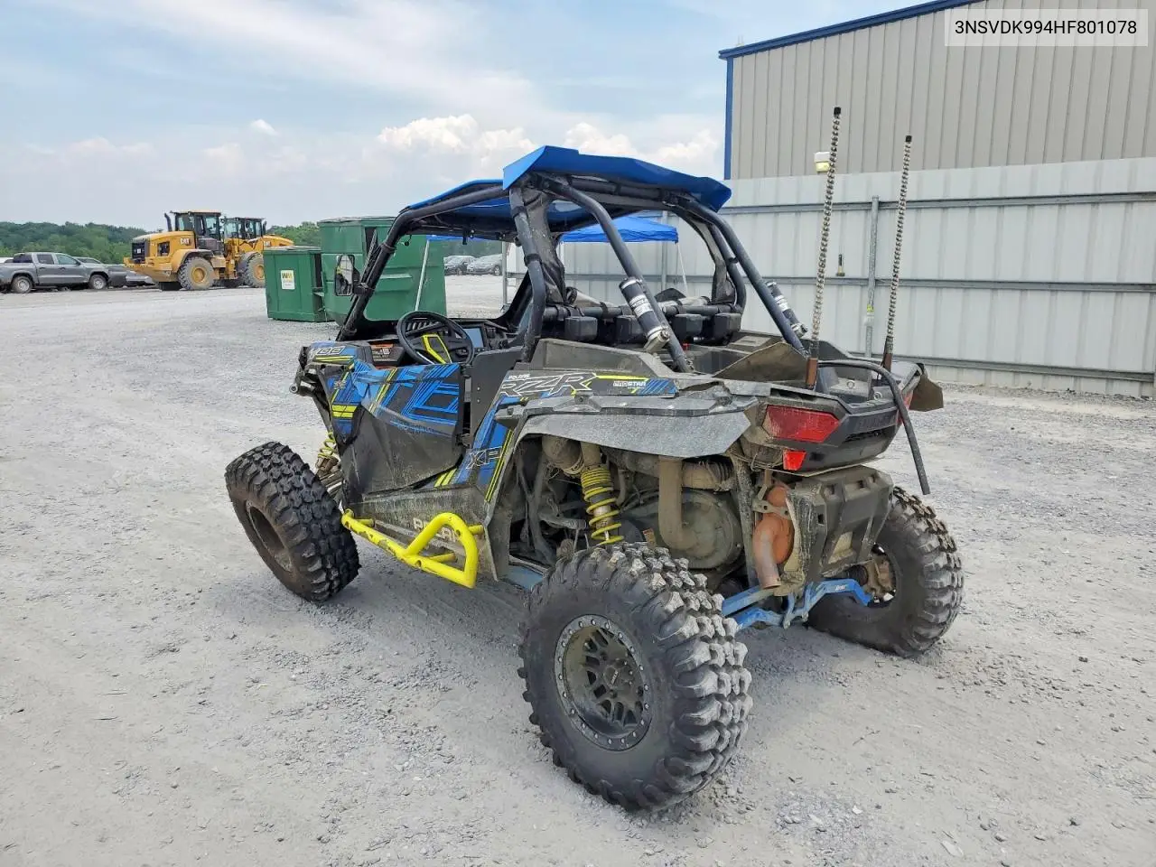 2017 Polaris Rzr Utility Vehicle VIN: 3NSVDK994HF801078 Lot: 56234786