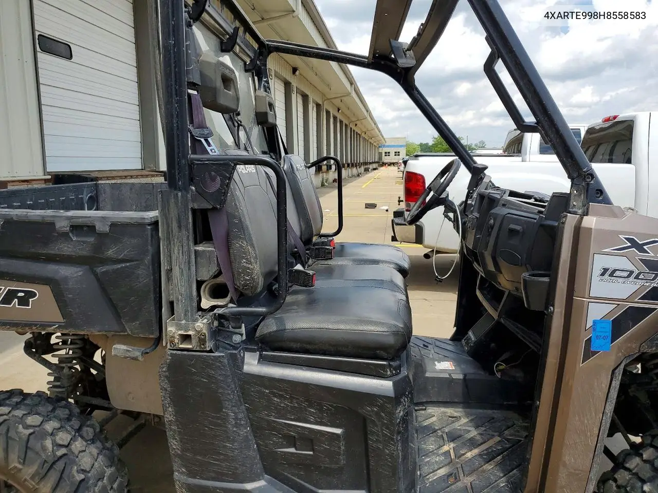 2017 Polaris Ranger 1000 Xp Utility Vehicle VIN: 4XARTE998H8558583 Lot: 58582586