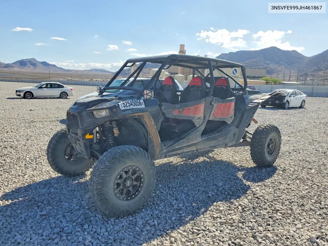 2018 Polaris Rzr Utility Vehicle VIN: 3NSVFE999JH461867 Lot: 52545056