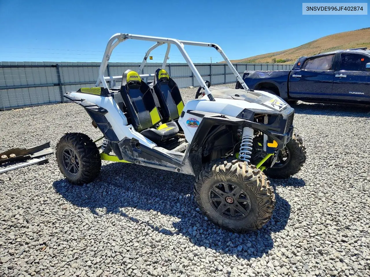 2018 Polaris Rzr Utility Vehicle VIN: 3NSVDE996JF402874 Lot: 58405546