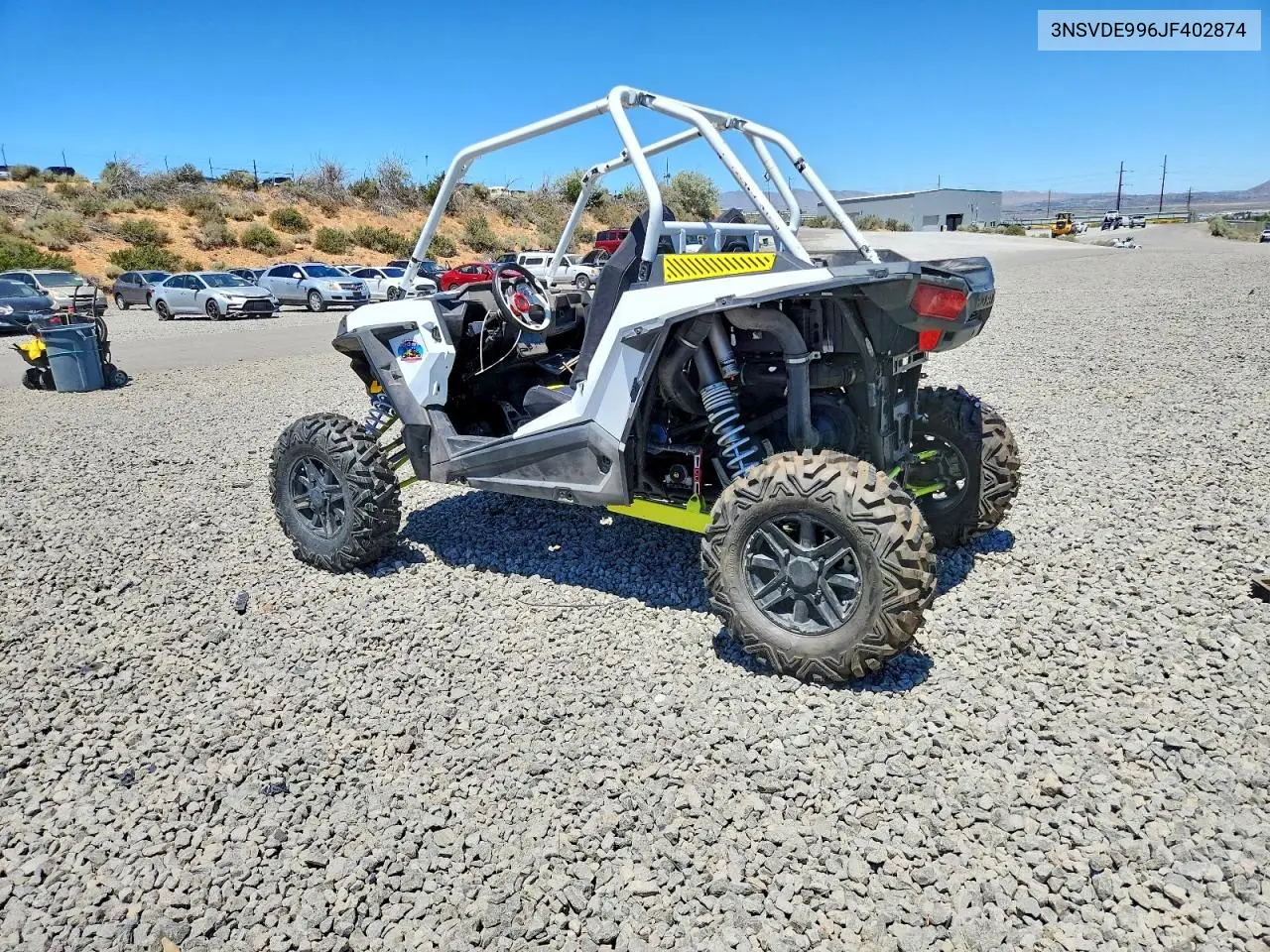 2018 Polaris Rzr Utility Vehicle VIN: 3NSVDE996JF402874 Lot: 58405546
