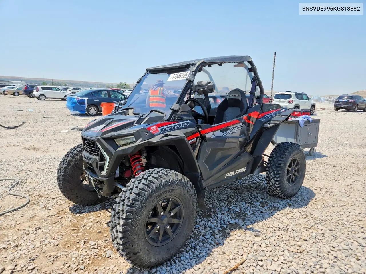 2019 Polaris Rzr Xp 1000 Utility Vehicle VIN: 3NSVDE996KG813882 Lot: 57546106