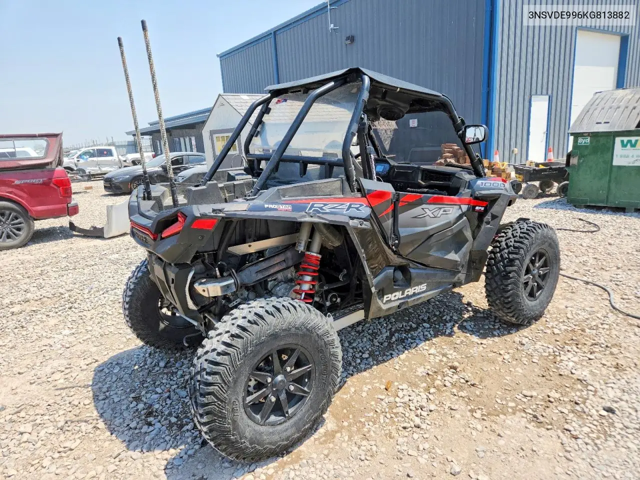 2019 Polaris Rzr Xp 1000 Utility Vehicle VIN: 3NSVDE996KG813882 Lot: 57546106