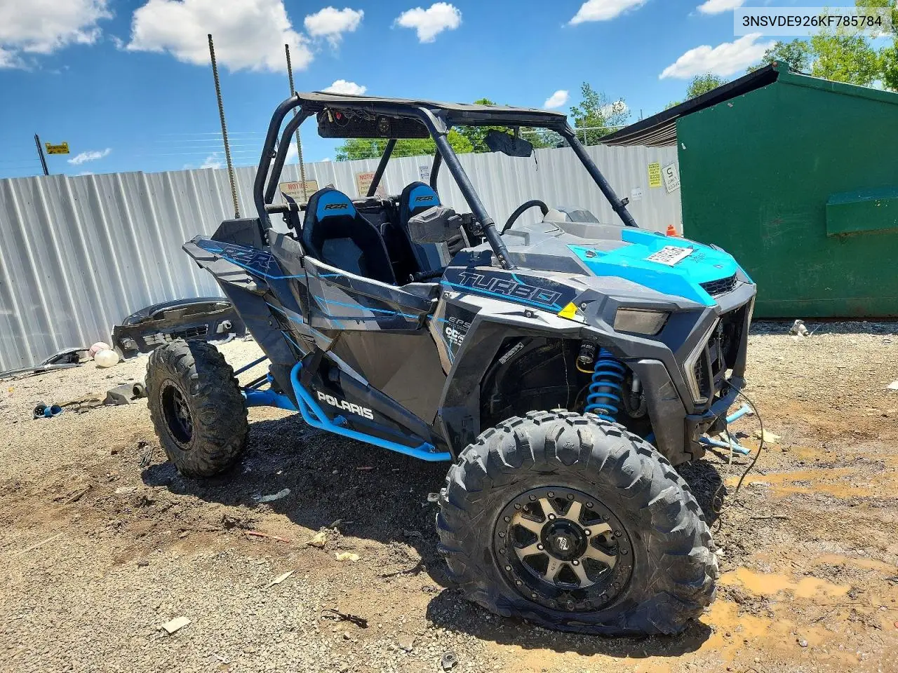 2019 Polaris Rzr Xp Turbo Utility Vehicle VIN: 3NSVDE926KF785784 Lot: 57845246