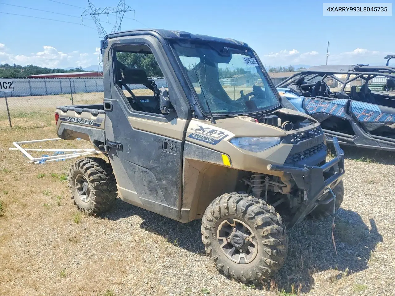2020 Polaris Ranger Xp 1000 Utility Vehicle VIN: 4XARRY993L8045735 Lot: 54951226