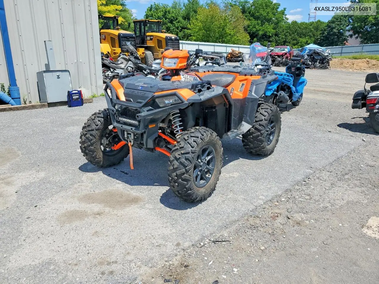 2020 Polaris Sportsman Atv VIN: 4XASLZ950LB316081 Lot: 56640866