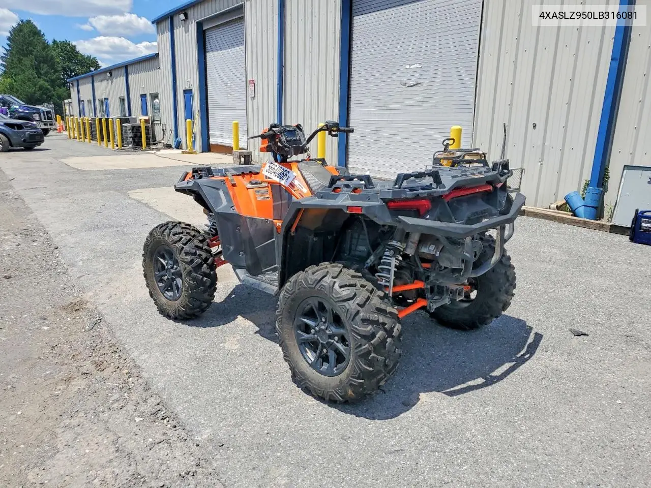 2020 Polaris Sportsman Atv VIN: 4XASLZ950LB316081 Lot: 56640866