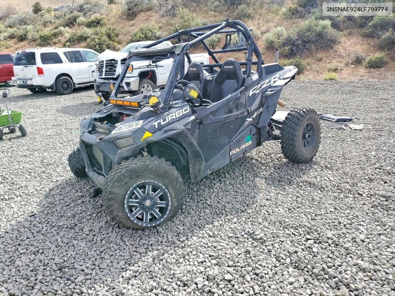 2020 Polaris Rzr Xp Turbo VIN: 3NSNAE924LF799774 Lot: 56719826