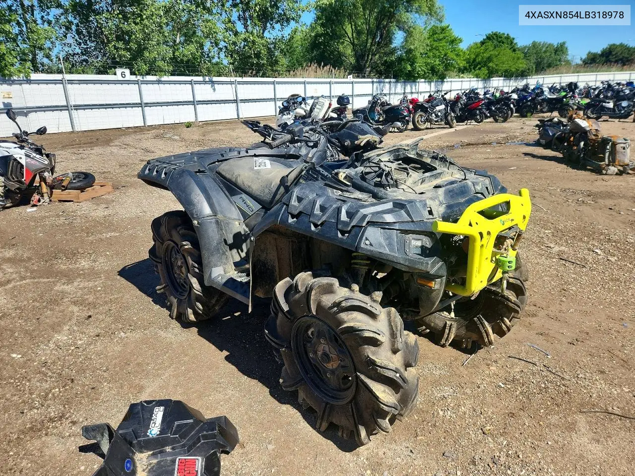 2020 Polaris Sporstman Atv VIN: 4XASXN854LB318978 Lot: 56960716