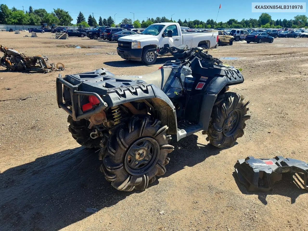 2020 Polaris Sporstman Atv VIN: 4XASXN854LB318978 Lot: 56960716