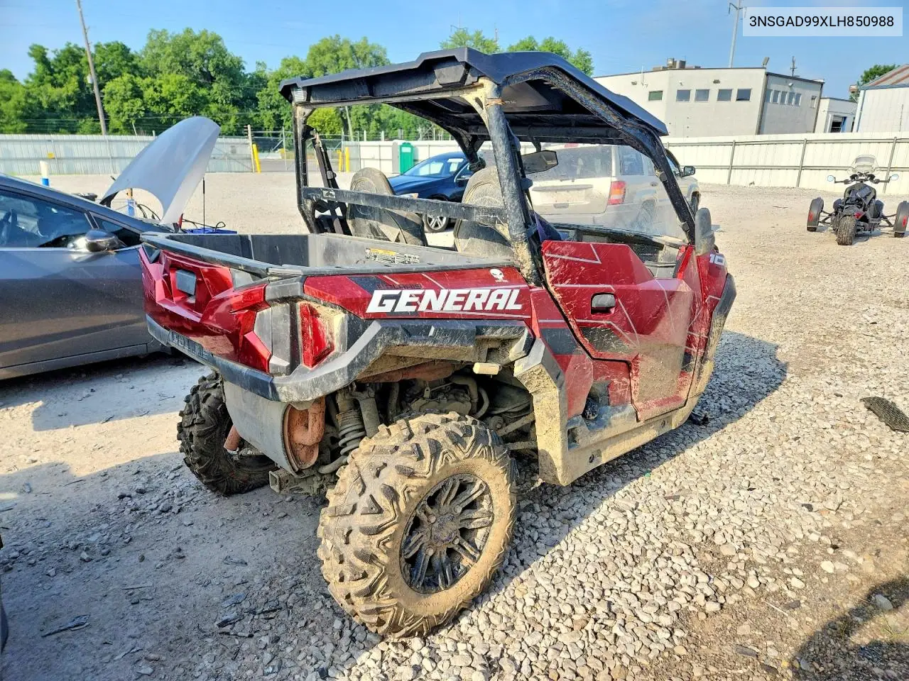 2020 Polaris General Utility Vehicle VIN: 3NSGAD99XLH850988 Lot: 59897136