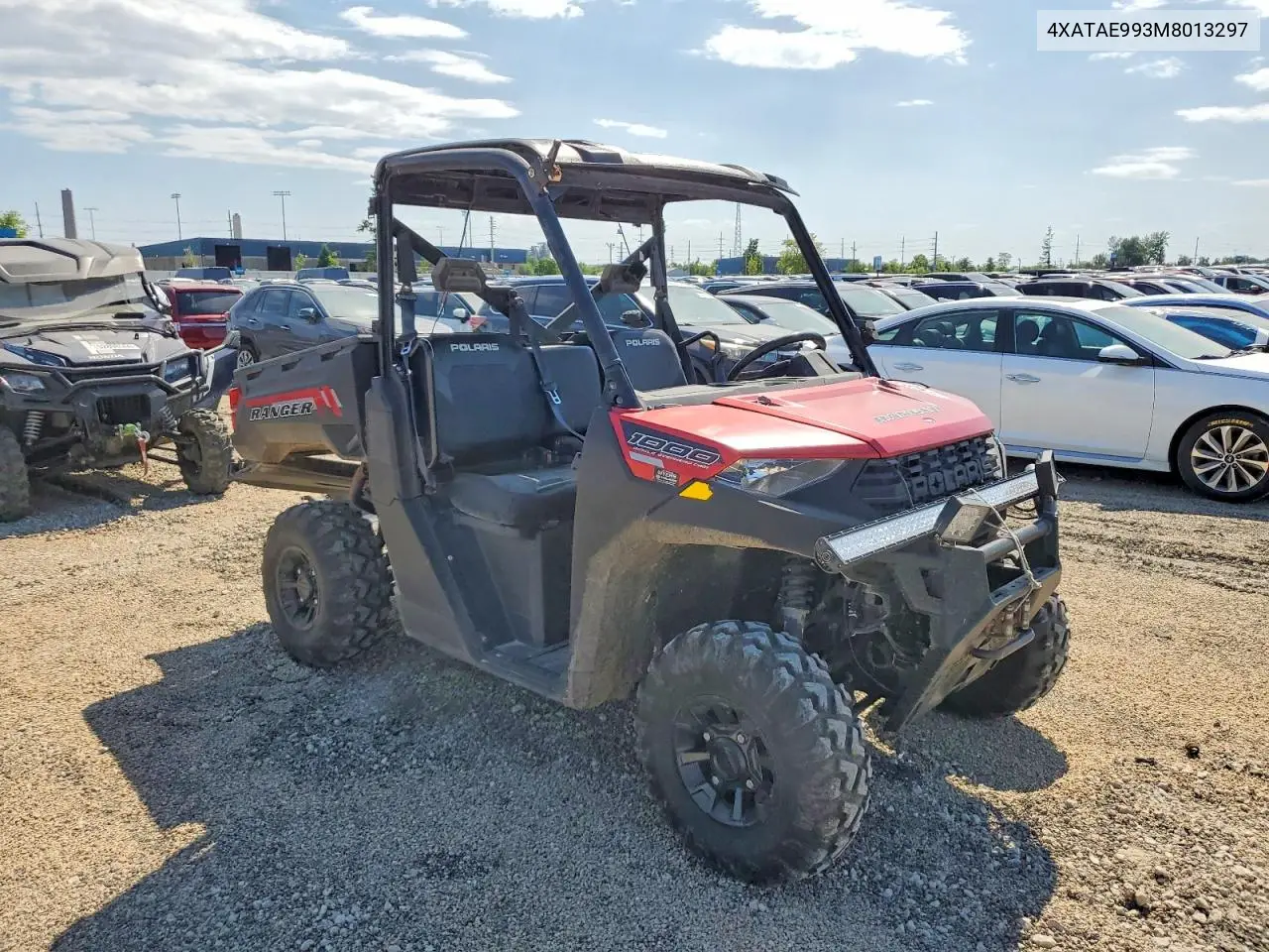 2021 Polaris Ranger 1000 Utility Vehicle VIN: 4XATAE993M8013297 Lot: 55035526