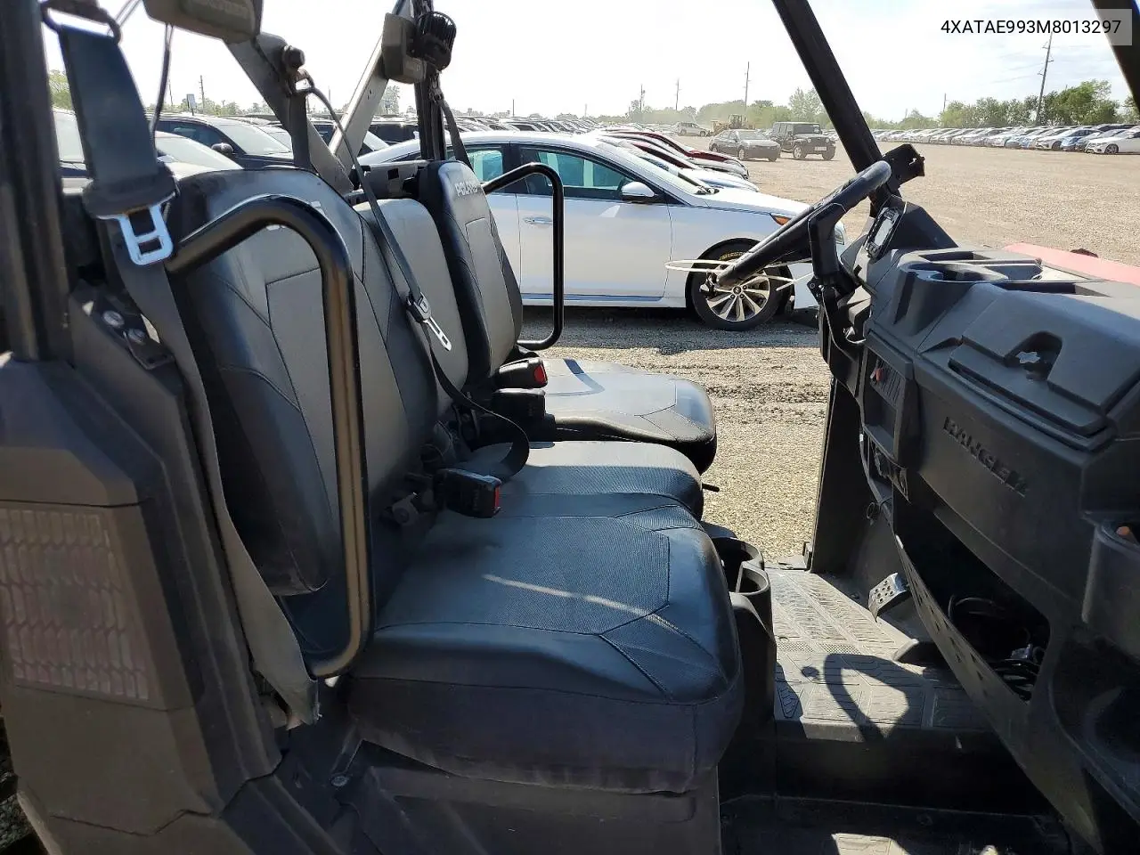 2021 Polaris Ranger 1000 Utility Vehicle VIN: 4XATAE993M8013297 Lot: 55035526
