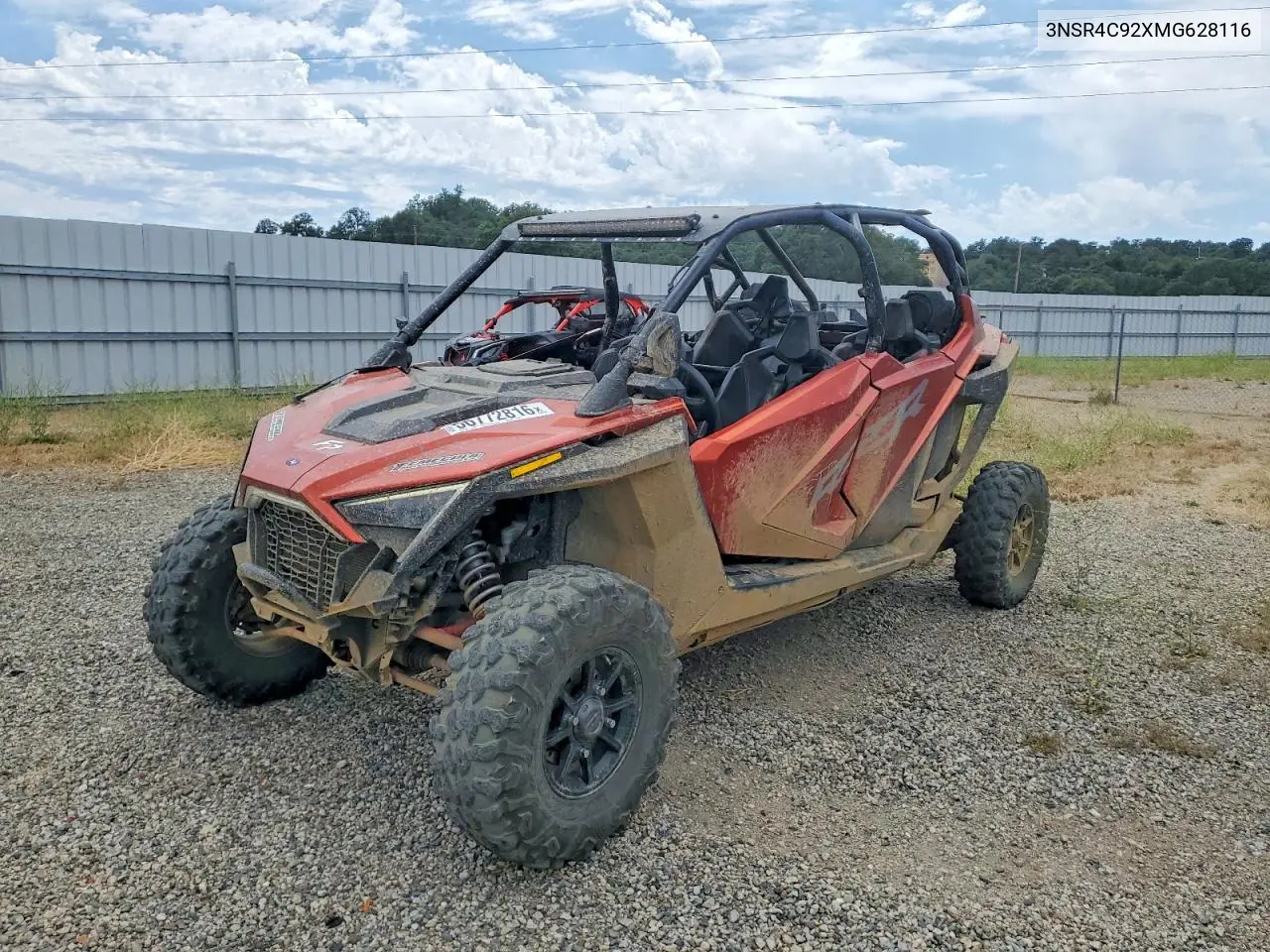 2021 Polaris Rzr Utility Vehicle VIN: 3NSR4C92XMG628116 Lot: 56772816
