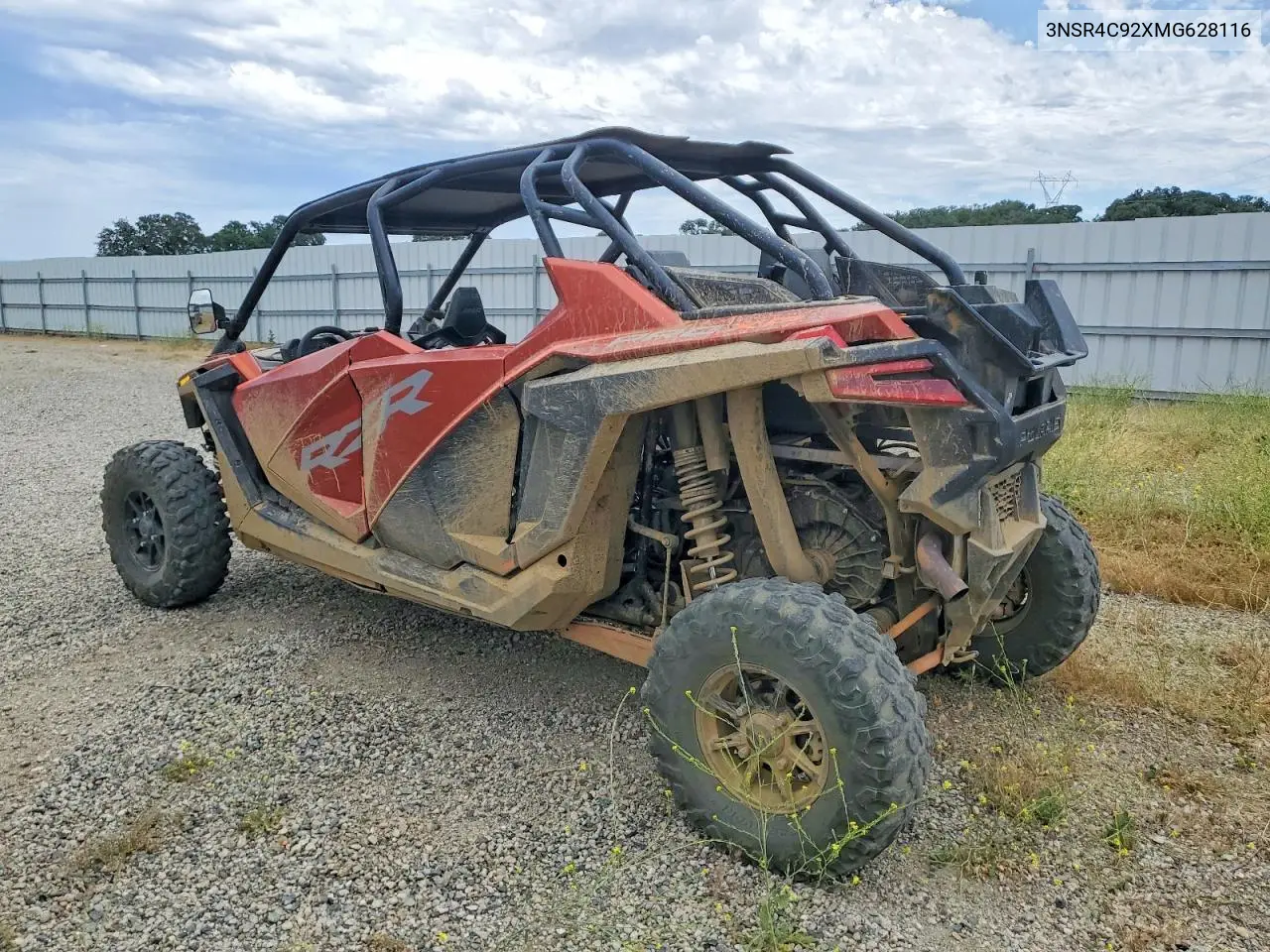 2021 Polaris Rzr Utility Vehicle VIN: 3NSR4C92XMG628116 Lot: 56772816