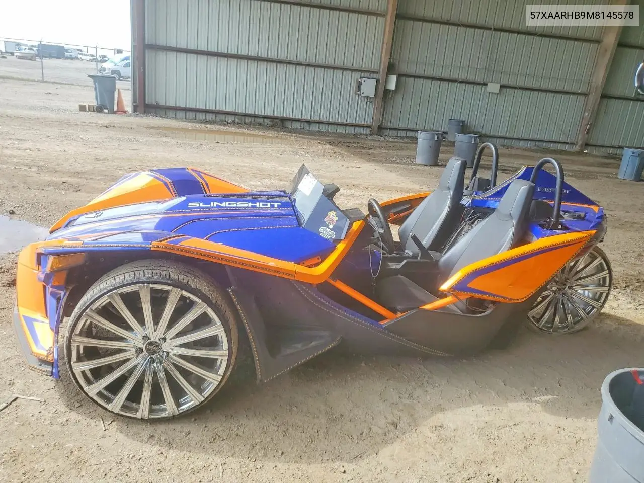2021 Polaris Slingshot R VIN: 57XAARHB9M8145578 Lot: 57187616