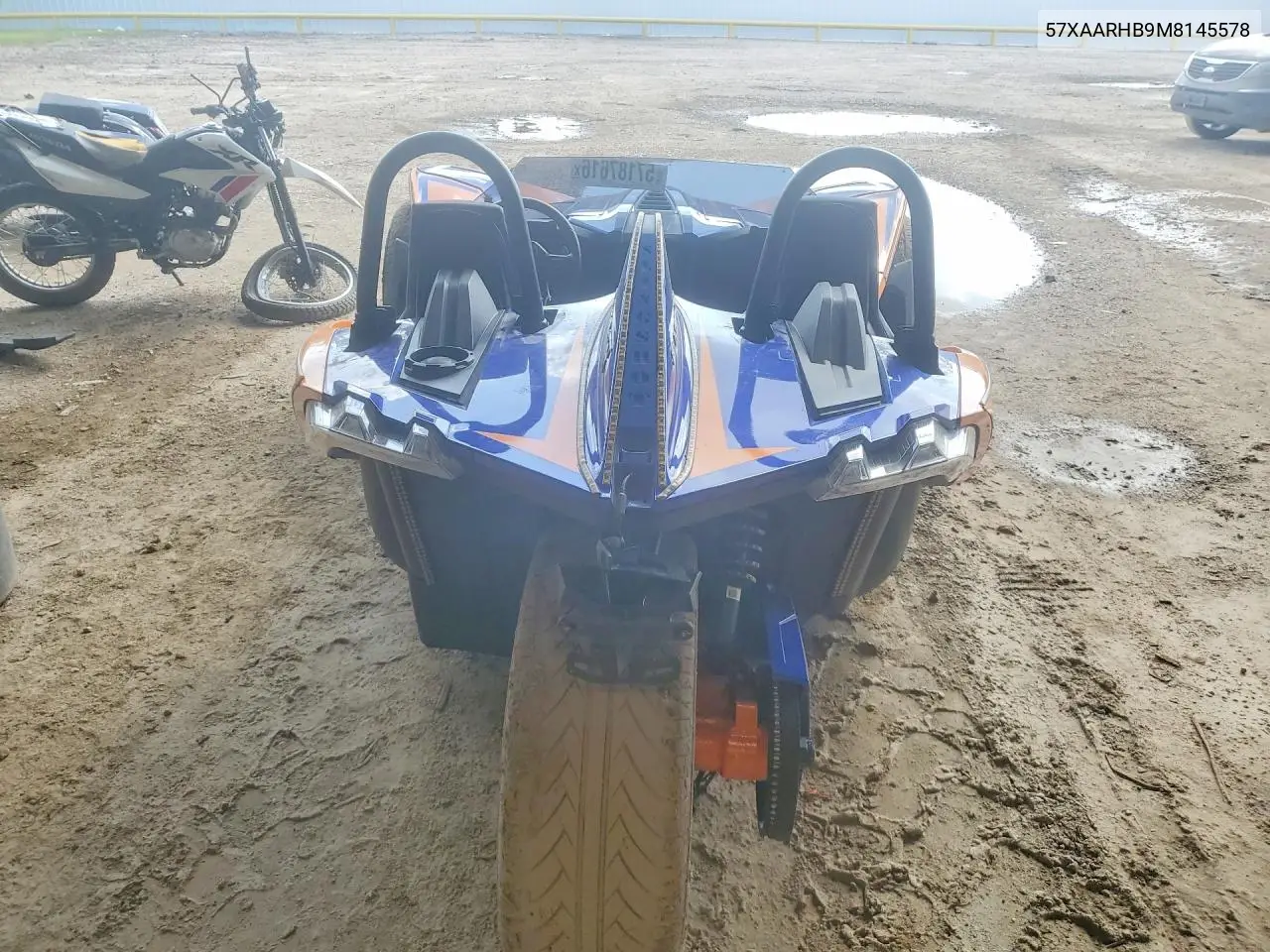2021 Polaris Slingshot R VIN: 57XAARHB9M8145578 Lot: 57187616