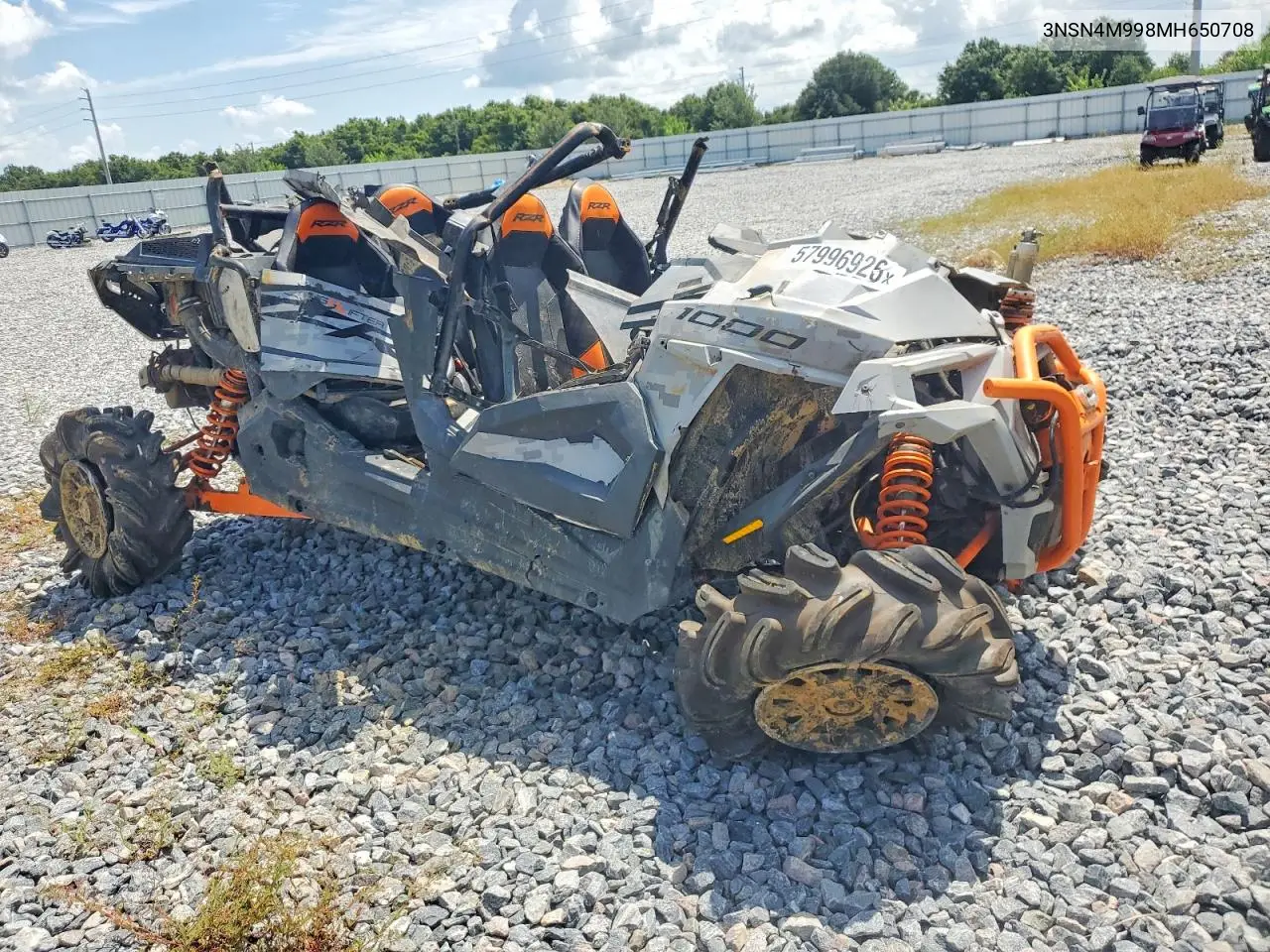 2021 Polaris Rzr 1000 Utility Vehicle VIN: 3NSN4M998MH650708 Lot: 57996926
