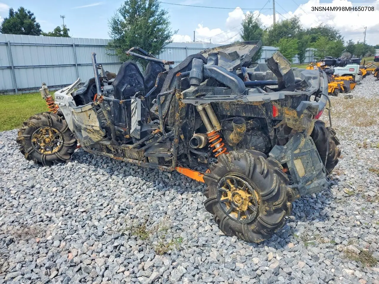 2021 Polaris Rzr 1000 Utility Vehicle VIN: 3NSN4M998MH650708 Lot: 57996926
