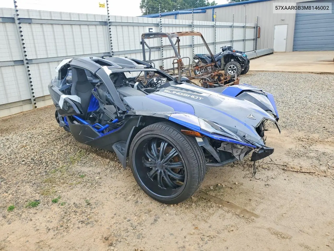 2021 Polaris Slingshot R VIN: 57XAARGB3M8146002 Lot: 59121046