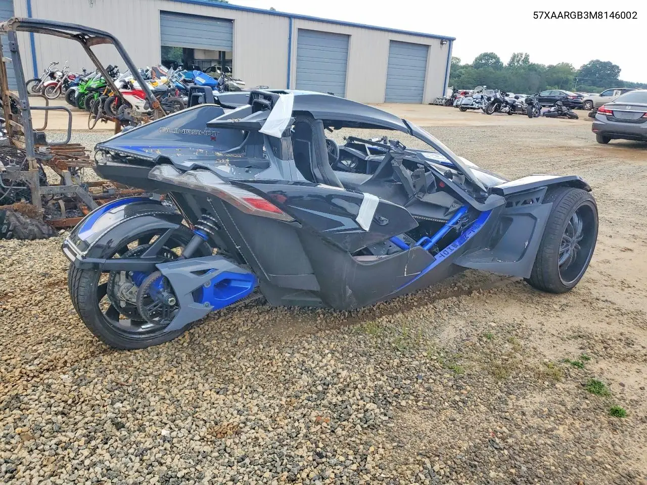 2021 Polaris Slingshot R VIN: 57XAARGB3M8146002 Lot: 59121046