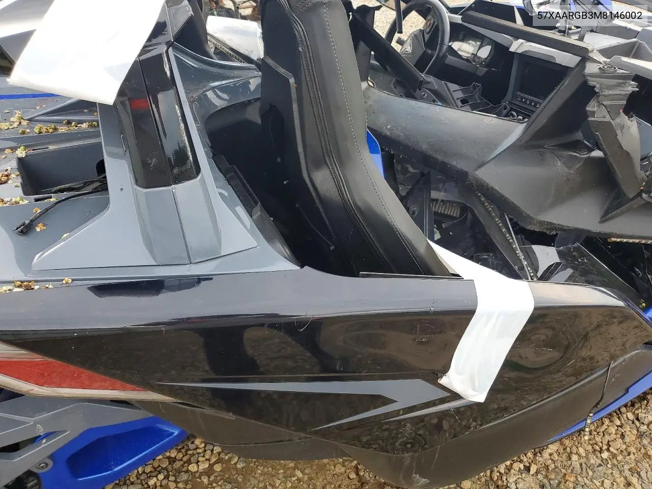 2021 Polaris Slingshot R VIN: 57XAARGB3M8146002 Lot: 59121046