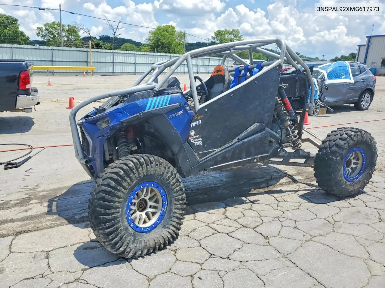 2021 Polaris Rzr Utility Vehicle VIN: 3NSPAL92XMG617973 Lot: 59997256