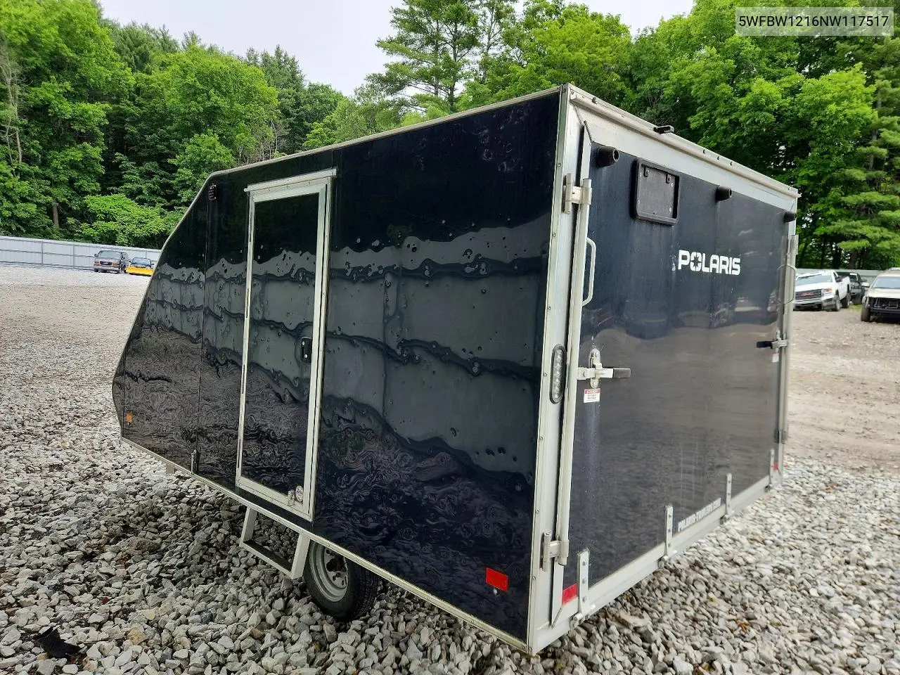 2022 Polaris Camper VIN: 5WFBW1216NW117517 Lot: 53179606