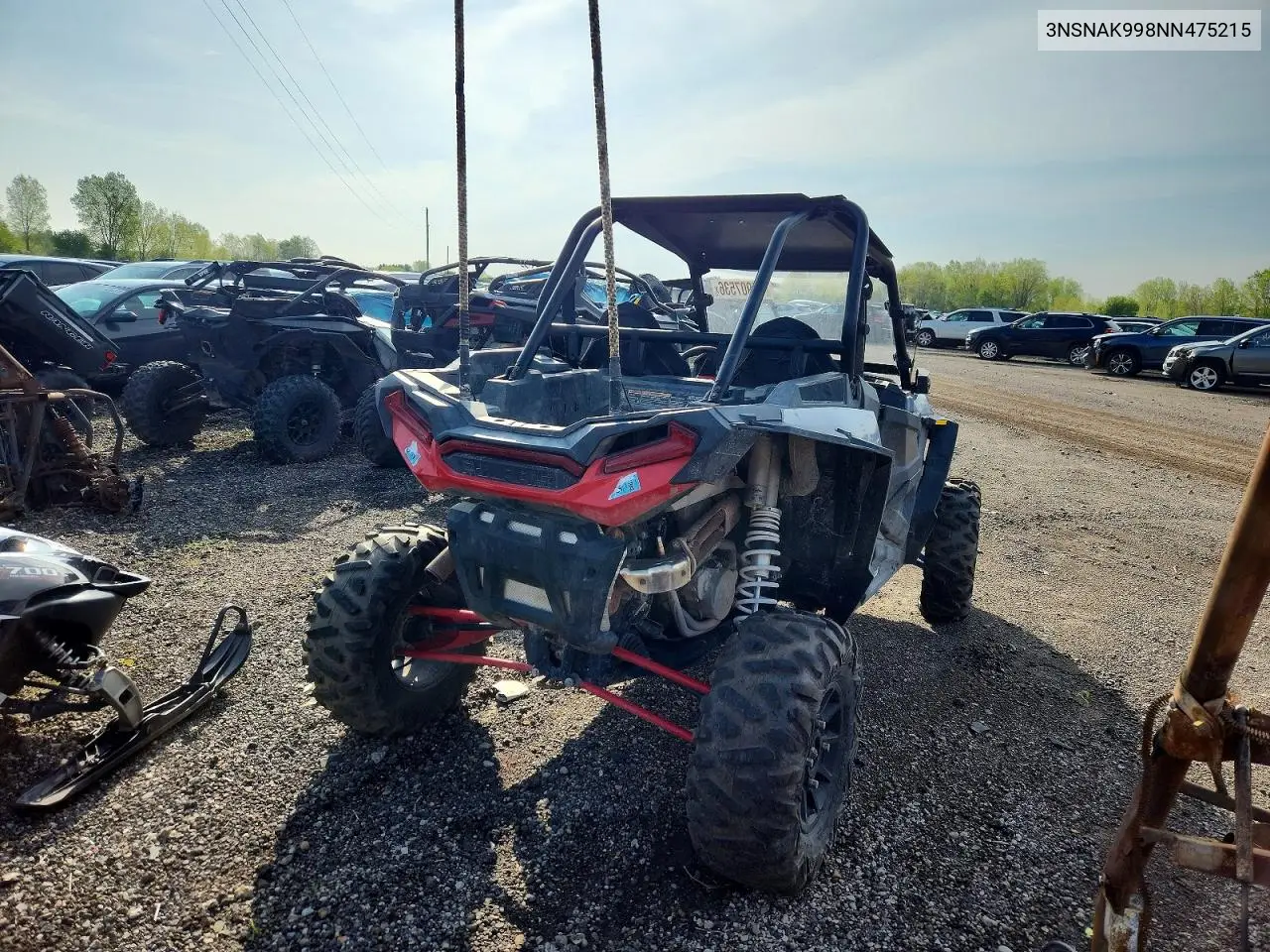 2022 Polaris Rzr Utility Vehicle VIN: 3NSNAK998NN475215 Lot: 53907536