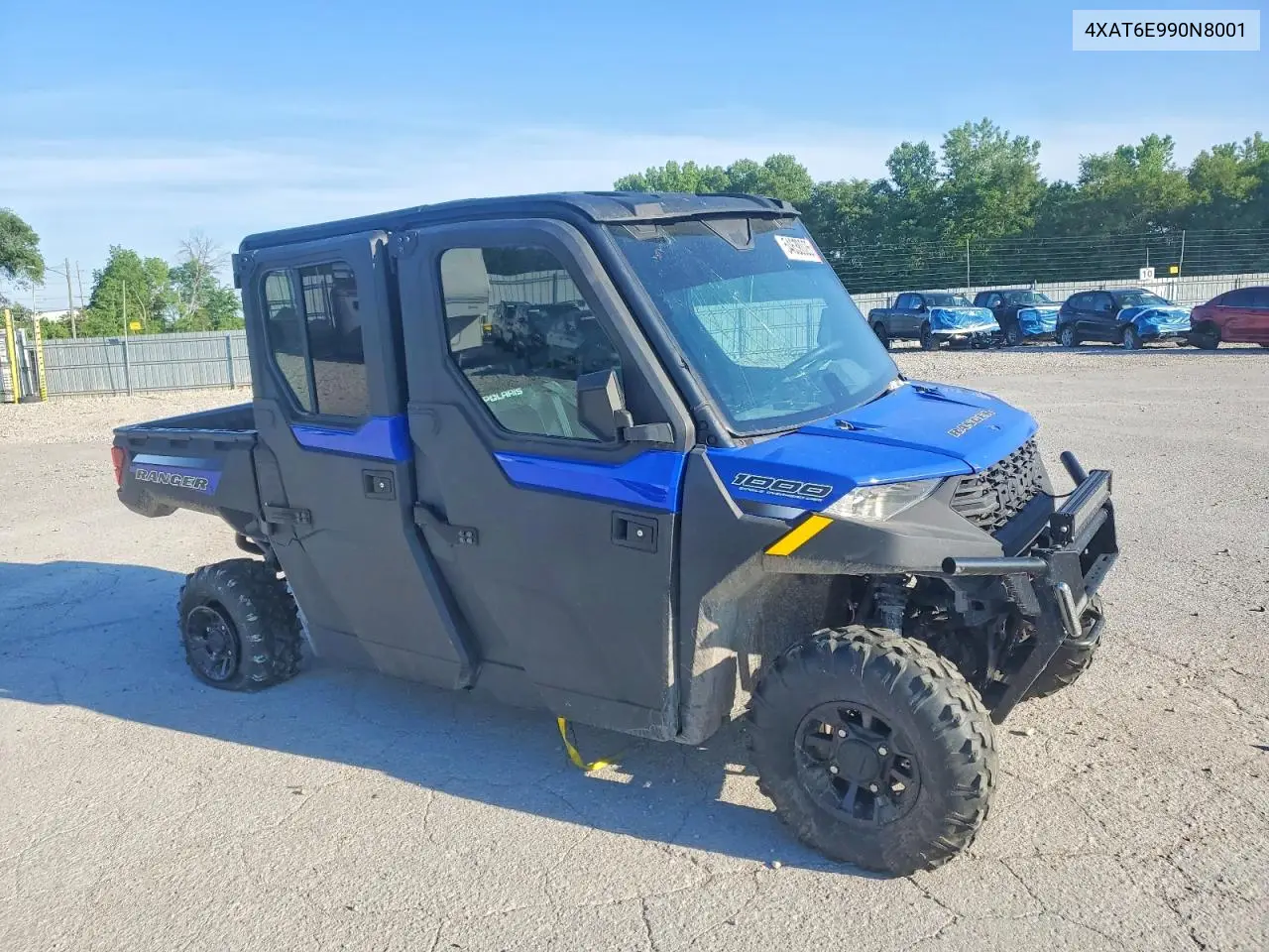 2022 Polaris Ranger Utility Vehicle VIN: 4XAT6E990N8001501 Lot: 54638026