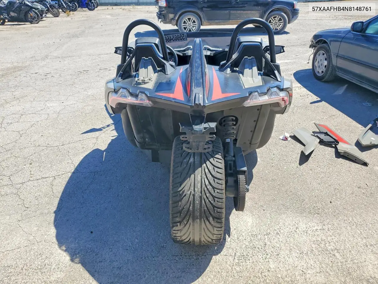 2022 Polaris Slingshot Slr VIN: 57XAAFHB4N8148761 Lot: 55965466