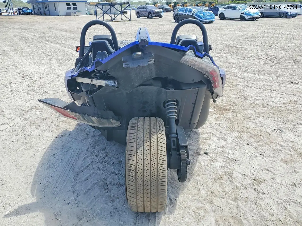 2022 Polaris Slingshot Sl VIN: 57XAAPHD4N8147794 Lot: 56769416