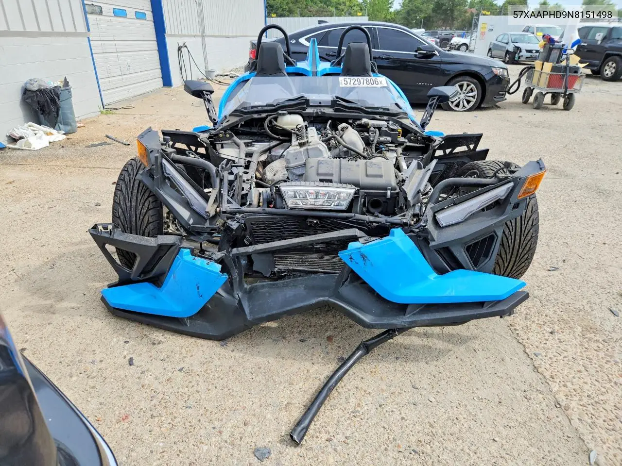 2022 Polaris Slingshot Sl VIN: 57XAAPHD9N8151498 Lot: 57297806