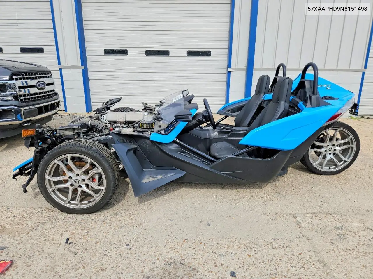 2022 Polaris Slingshot Sl VIN: 57XAAPHD9N8151498 Lot: 57297806