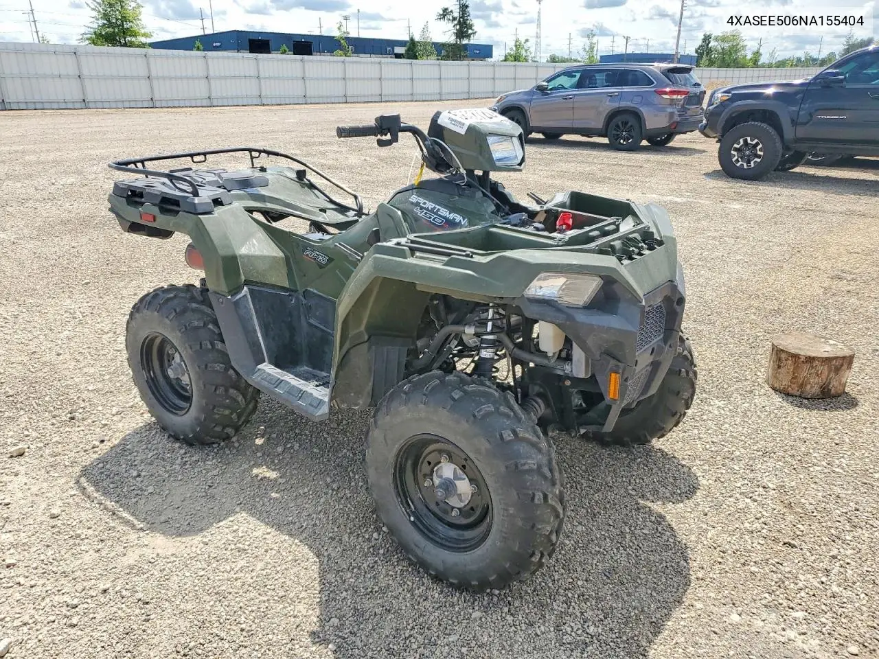 2022 Polaris Sportsman 450 Atv VIN: 4XASEE506NA155404 Lot: 58327206
