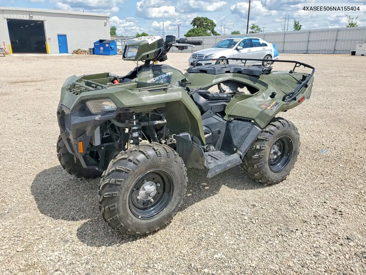 2022 Polaris Sportsman 450 Atv VIN: 4XASEE506NA155404 Lot: 58327206