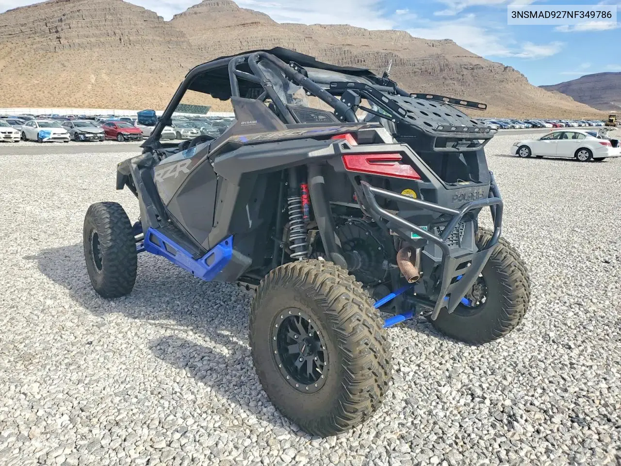 2022 Polaris Rzr Utility Vehicle VIN: 3NSMAD927NF349786 Lot: 58804586