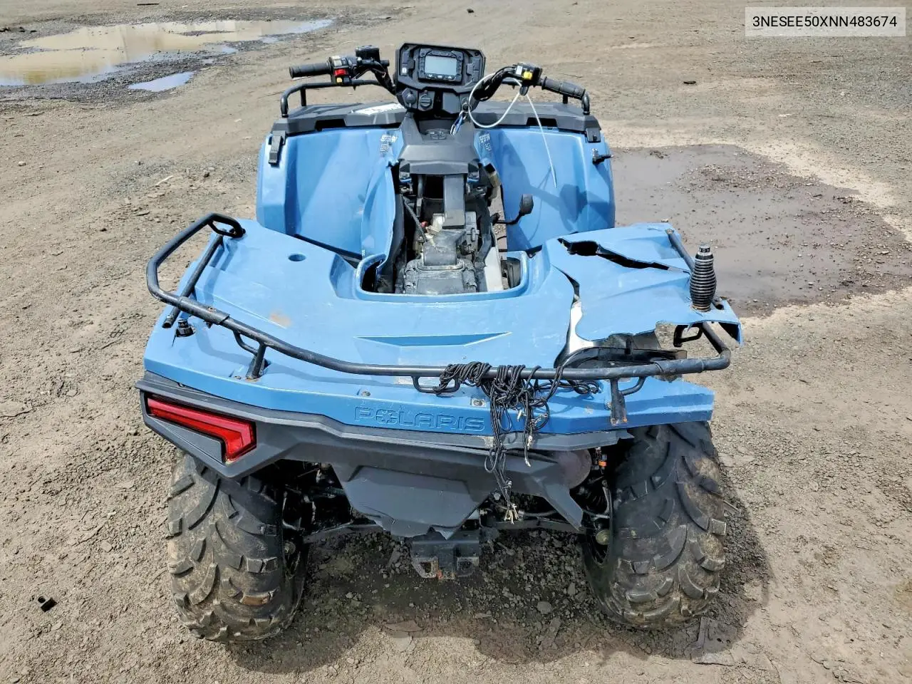 2022 Polaris Sporstman 450 Atv VIN: 3NESEE50XNN483674 Lot: 60227196