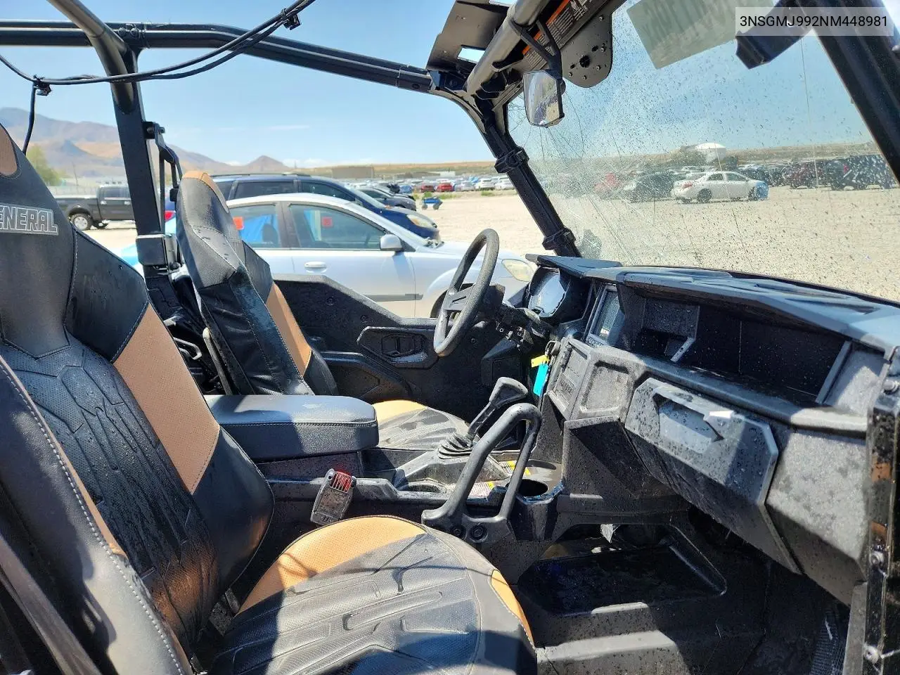 2022 Polaris General Xp 4 1000 Deluxe Ride Command VIN: 3NSGMJ992NM448981 Lot: 61001196