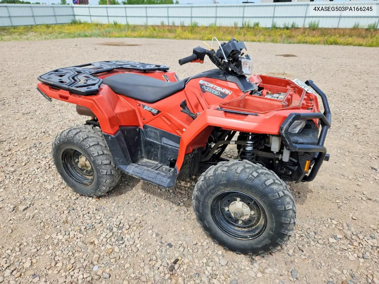 2023 Polaris Sportsman 450 Atv VIN: 4XASEG503PA166245 Lot: 57585526