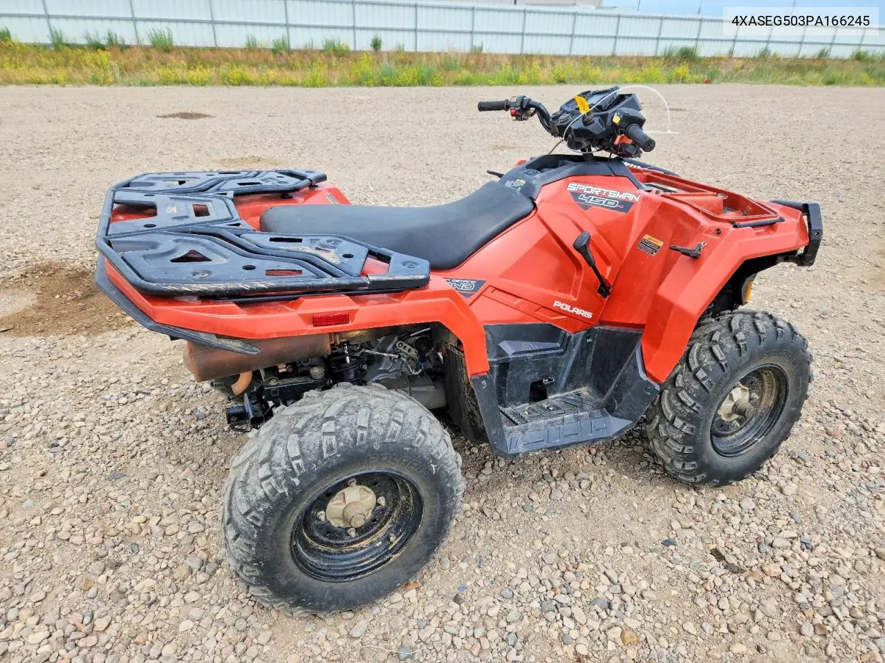 2023 Polaris Sportsman 450 Atv VIN: 4XASEG503PA166245 Lot: 57585526