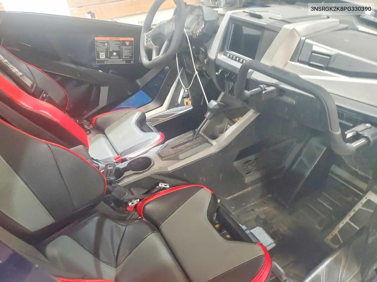 2023 Polaris Rzr Utility Vehicle VIN: 3NSRGK2K8PG330390 Lot: 58117396
