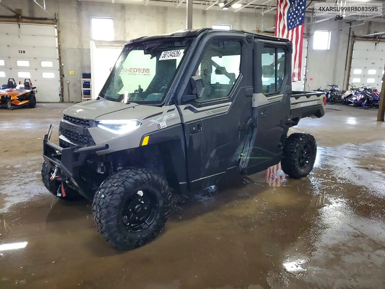 2024 Polaris Ranger 1000 Xp Utility Vehicle VIN: 4XARSU998R8083595 Lot: 58134526