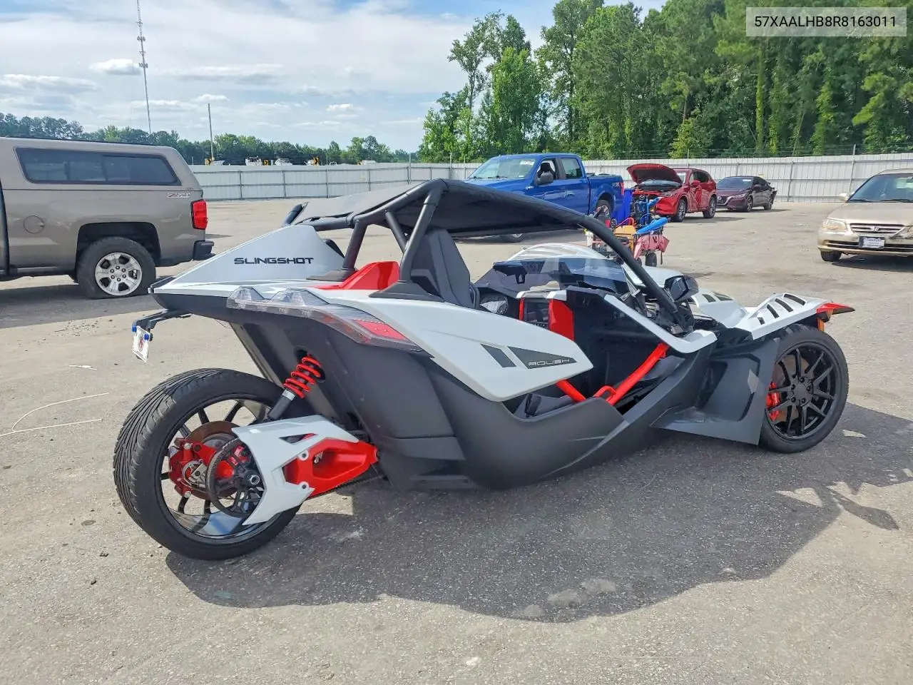2024 Polaris Slingshot Roush Edition VIN: 57XAALHB8R8163011 Lot: 58553636