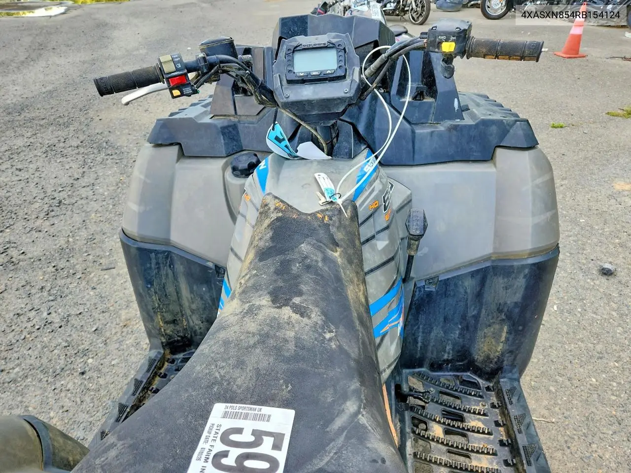 2024 Polaris Sportsman Atv VIN: 4XASXN854RB154124 Lot: 59243496