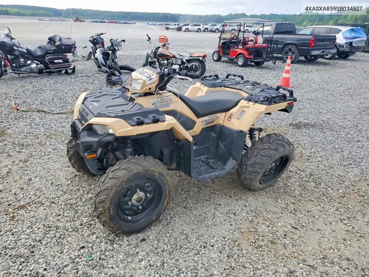 2025 Polaris Sportsman 850 Atv VIN: 4XASXA859SB034527 Lot: 57488256