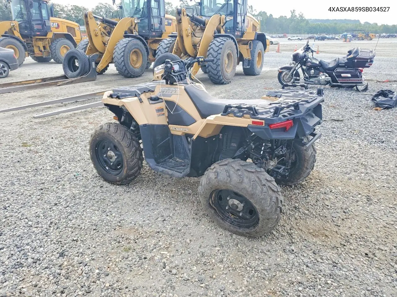 2025 Polaris Sportsman 850 Atv VIN: 4XASXA859SB034527 Lot: 57488256
